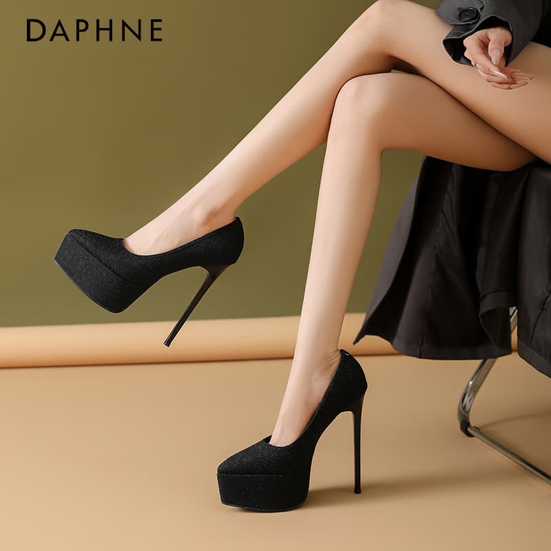 Туфли DAPHNE Низкий каблук Высокие каблуки Женские - изображение 3