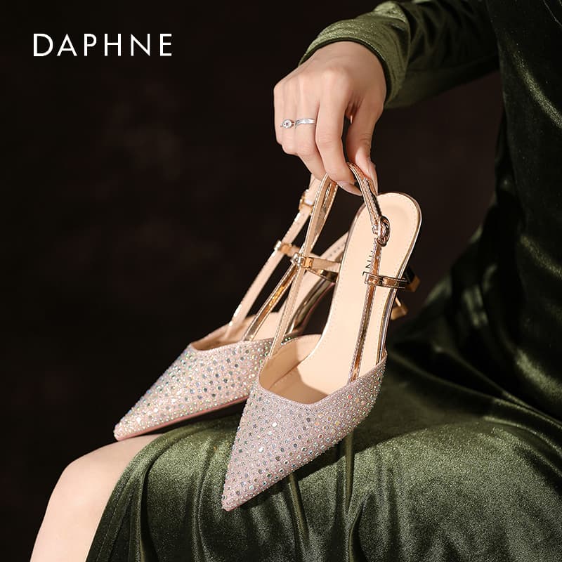 Туфли DAPHNE Низкий каблук Высокие каблуки Женские - изображение 3