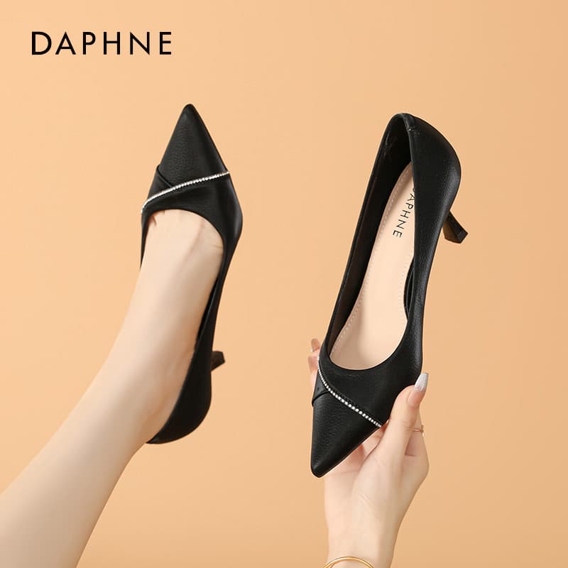 Туфли DAPHNE Низкий каблук Высокие каблуки Женские - изображение 3