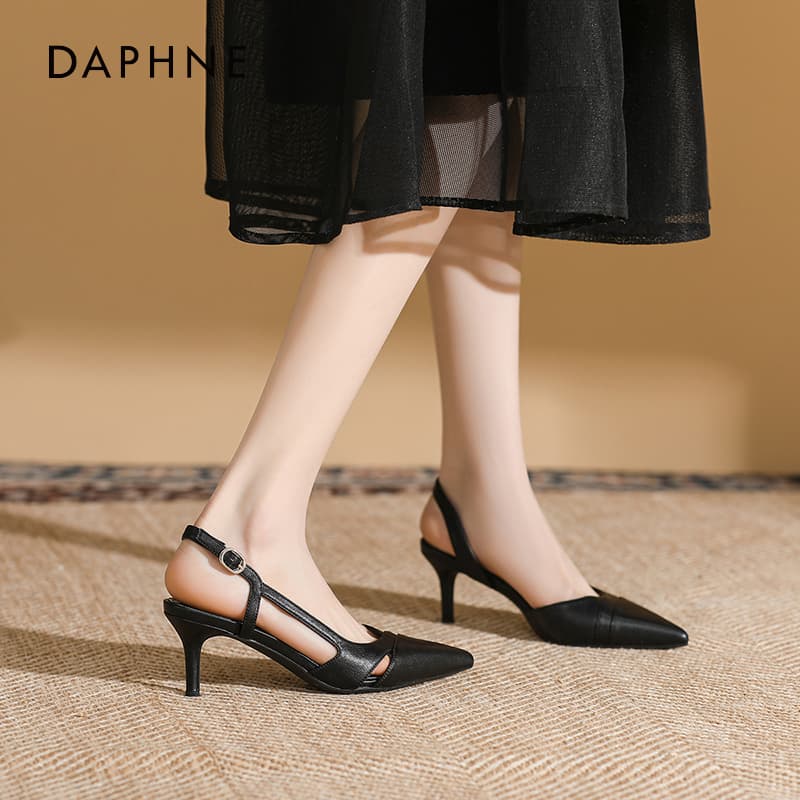 Шлёпанцы DAPHNE Сандалии с высоким каблуком для женщин - изображение 3
