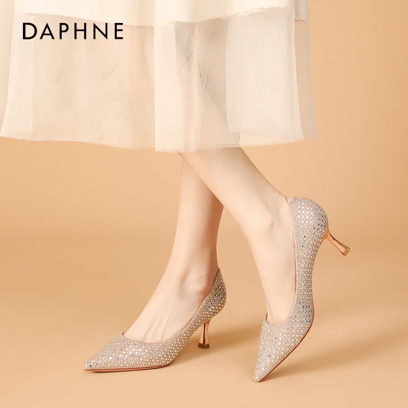 Туфли DAPHNE Низкий каблук Высокие каблуки Женские - изображение 3