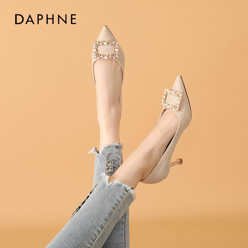 Туфли DAPHNE Низкий каблук Высокие каблуки Женские - изображение 2