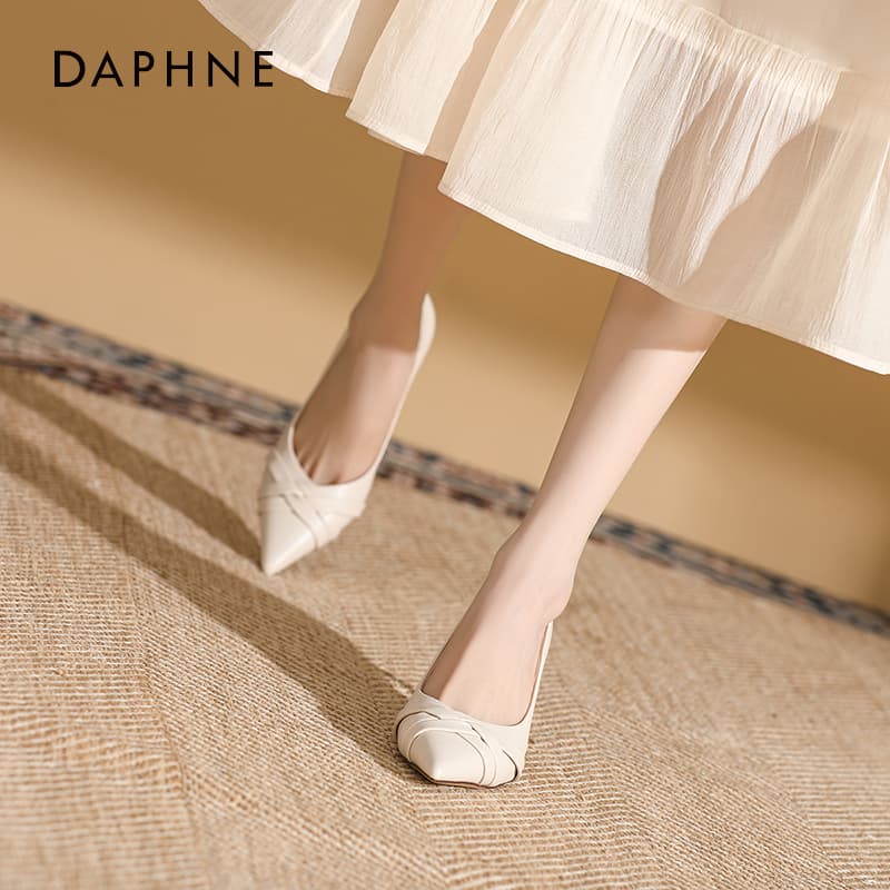 Туфли DAPHNE Низкий каблук Высокие каблуки Женские - изображение 2