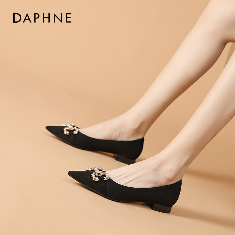 Тапочки DAPHNE Женские Повседневный Обувь без подкладки Женские - изображение 3