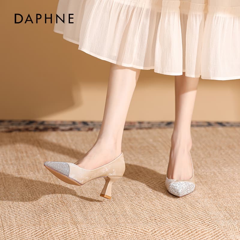 Туфли DAPHNE Низкий каблук Высокие каблуки Женские - изображение 2