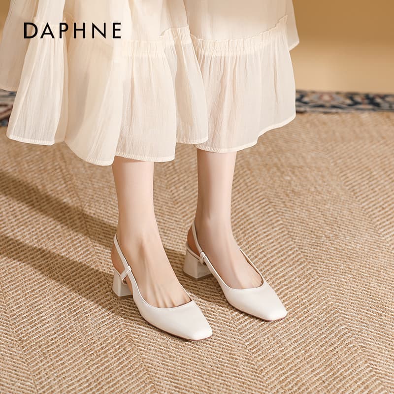 Шлёпанцы Daphne One Шнуровые Сандалии Высокого Каблука Женские - изображение 3
