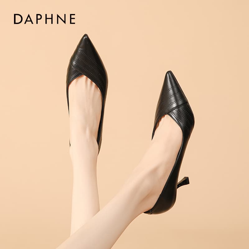 Туфли DAPHNE Низкий каблук Высокие каблуки Женские - изображение 2