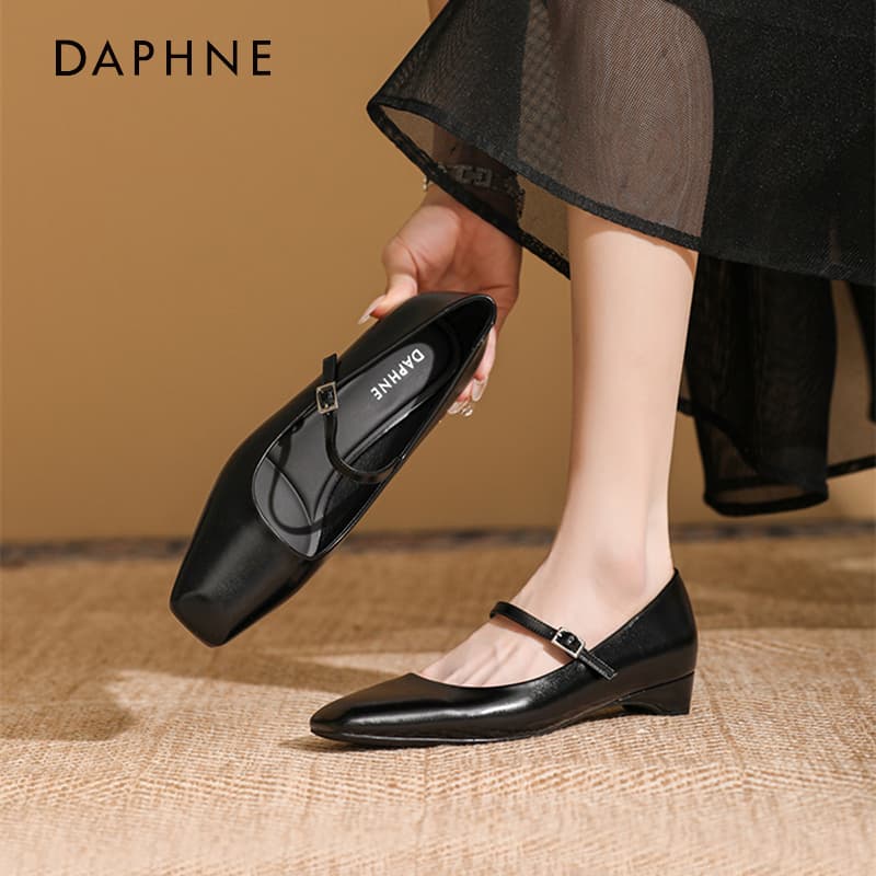 DAPHNE Квадратный каблук Туфли Мэри Джейн Низкий каблук Женские - изображение 2