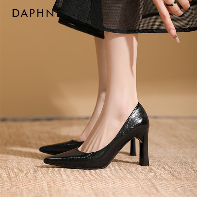 Туфли DAPHNE Квадратный каблук Высокие каблуки Женские - изображение 2
