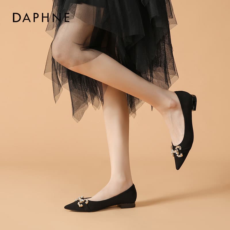 Тапочки DAPHNE Женские Повседневный Обувь без подкладки Женские - изображение 2