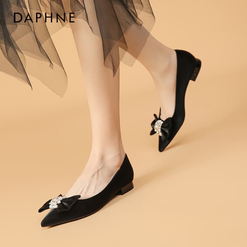 Тапочки DAPHNE Повседневная обувь с низким каблуком для женщин - изображение 3