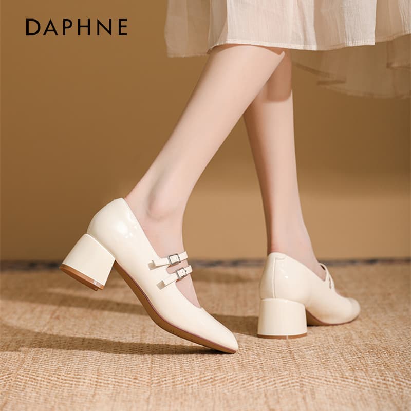 DAPHNE Квадратный каблук Туфли Мэри Джейн Средний каблук Женские - изображение 3