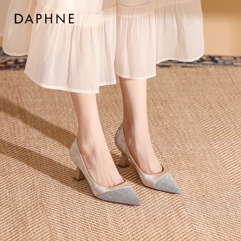 Туфли DAPHNE Низкий каблук Высокие каблуки Женские - изображение 3