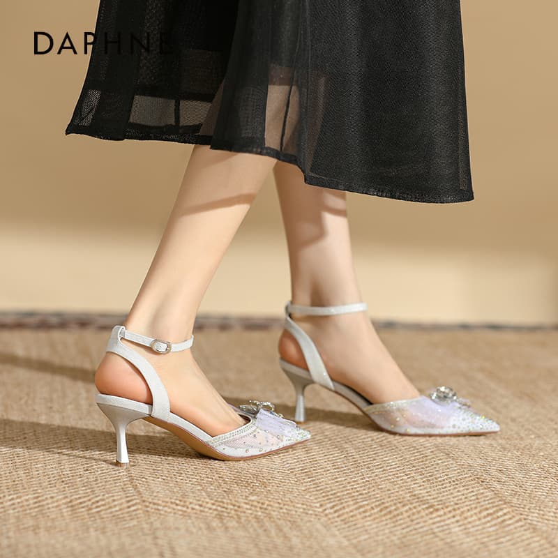 Шлёпанцы Daphne one STRAP SANDAL Высокий каблук Женские - изображение 3