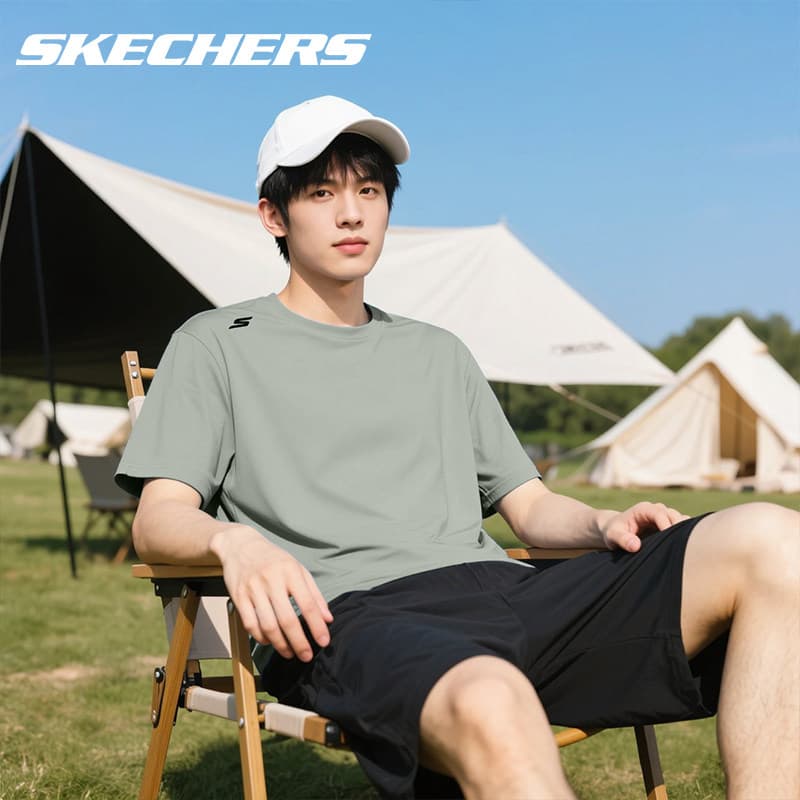 Спортивный костюм Skechers Спортивный костюм мужской Shadow Black + Carbon Black - изображение 3
