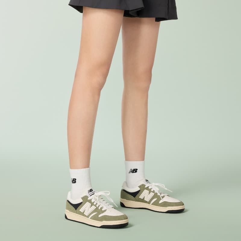 Кроссовки New Balance 480 White Green - изображение 8