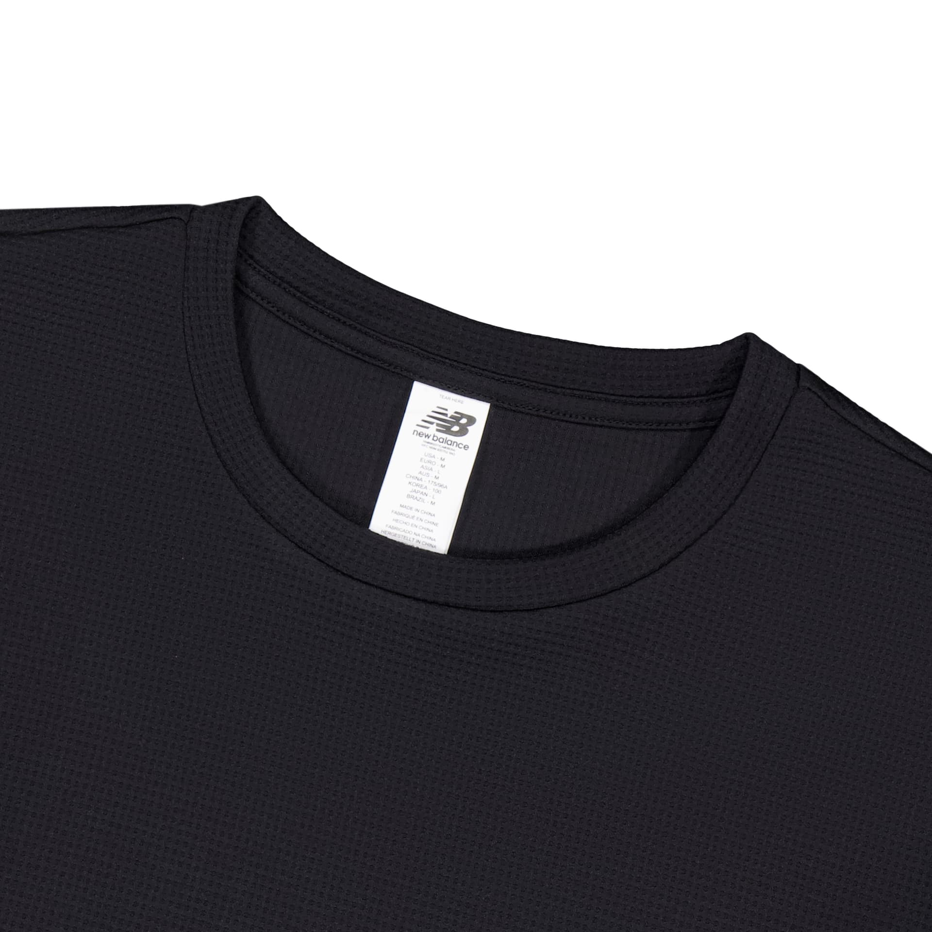 Футболка New Balance T-Shirt Мужской Черный - изображение 3