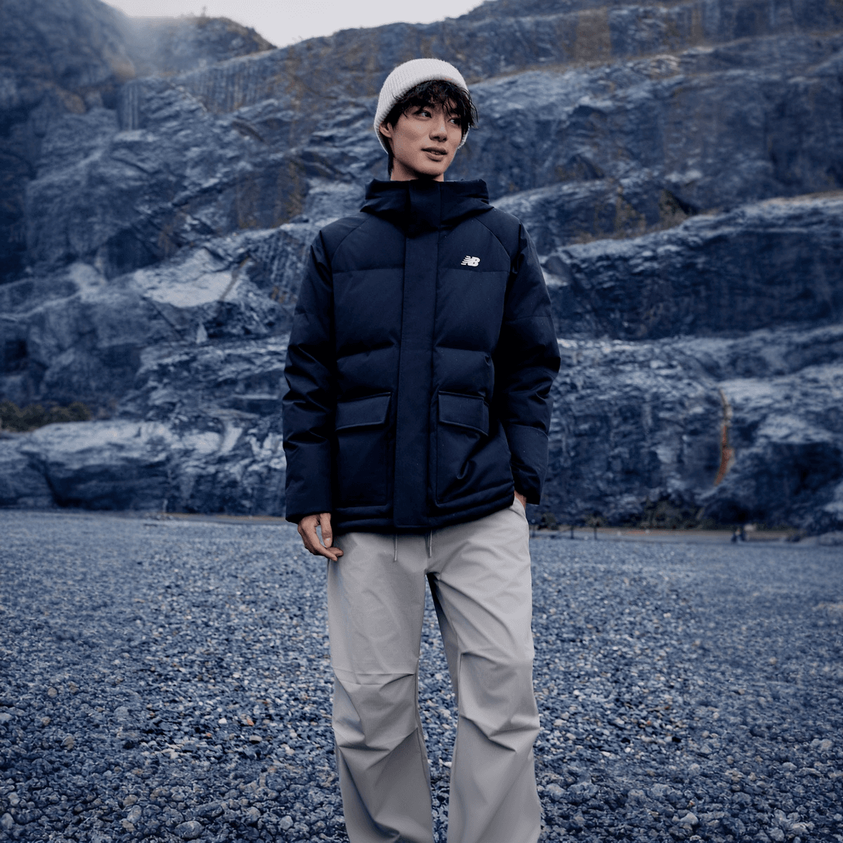 Зимняя куртка New Balance Пуховик Мужской Черный - изображение 5