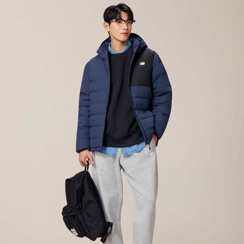 Зимняя куртка New Balance Fw25 Мужской пуховик - изображение 4