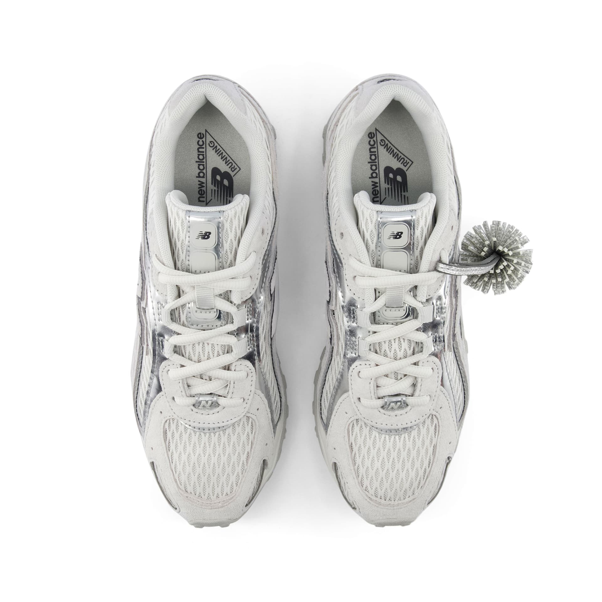 Кроссовки new balance Дышащий Low Топ Повседневная обувь Унисекс Серый белый - изображение 7