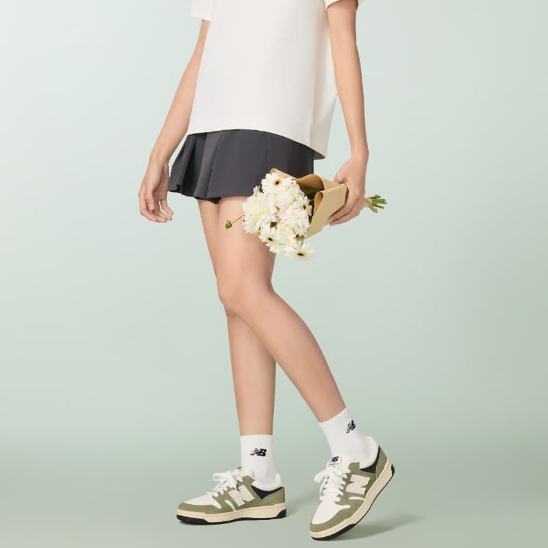 Кроссовки New Balance 480 White Green - изображение 7