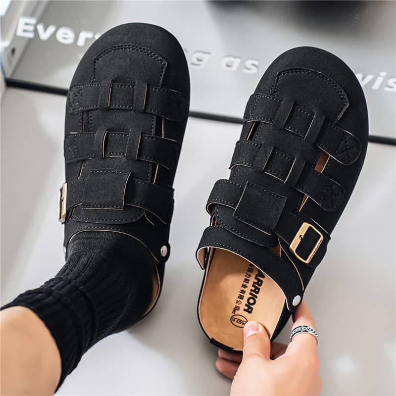 Сандалии Warrior Обувь Birkenstock Мужская Черная - изображение 8
