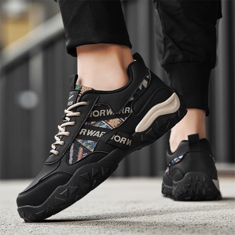 Кроссовки Warrior Low Топ Кроссовки Мужские Хаки Черный - изображение 4
