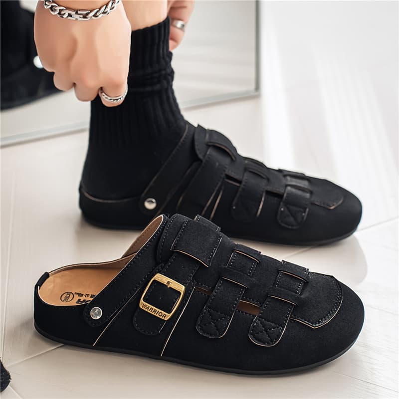 Сандалии Warrior Обувь Birkenstock Мужская Черная - изображение 3