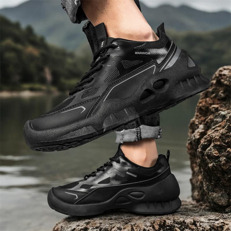 Кроссовки Warrior Low Топ Кроссовки Мужские Черные - изображение 6