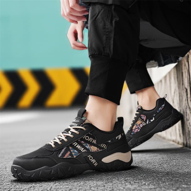 Кроссовки Warrior Low Топ Кроссовки Мужские Хаки Черный - изображение 7