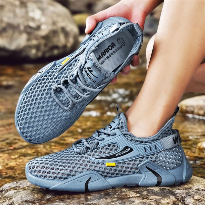 Сандалии Warrior Balance Легкая Дышащая и Быстросохнущая Обувь для Горного Пешихода Мужская Туманно-Синий - изображение 5