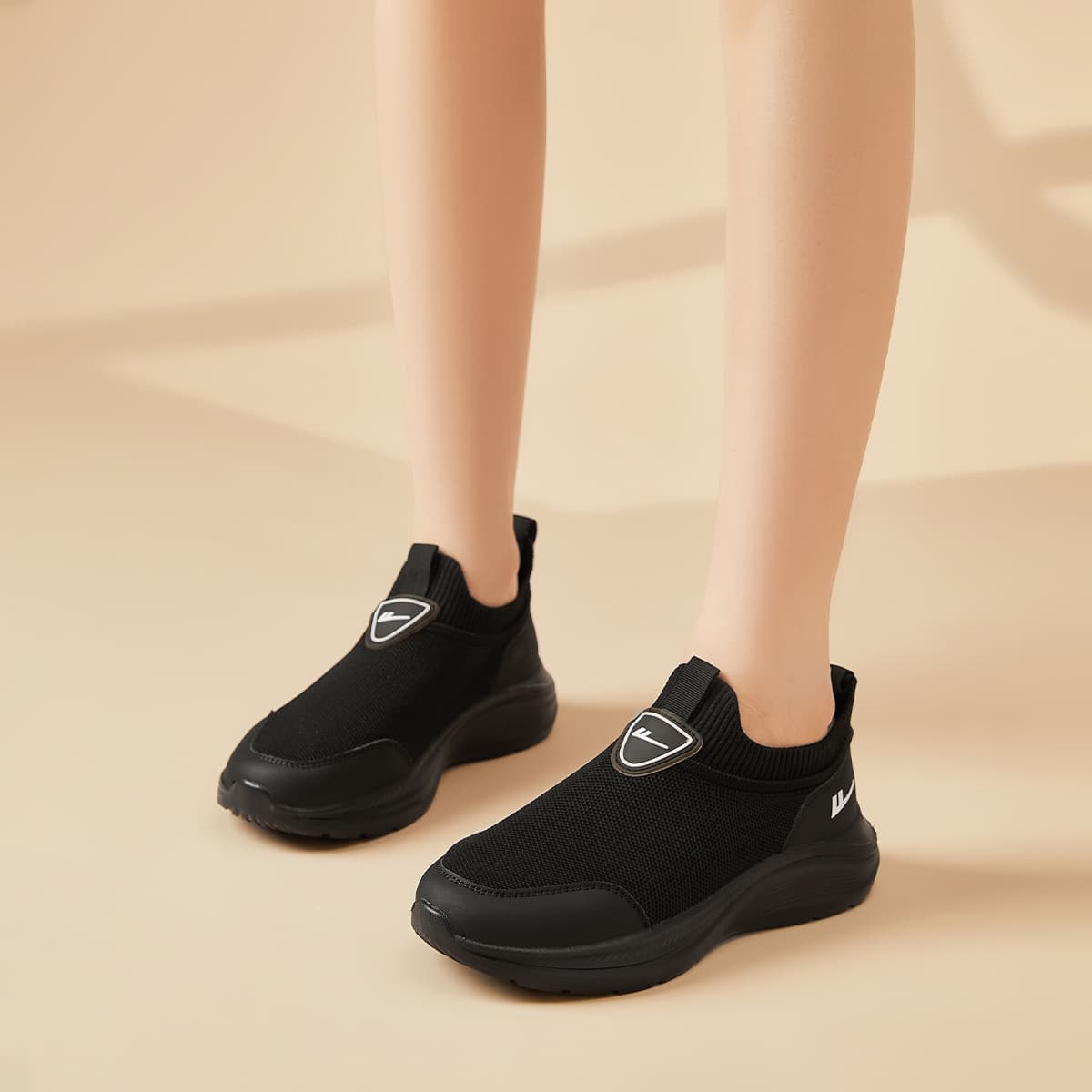 Кроссовки для бега Warrior Low Топ Беговые кроссовки Женские Черные - изображение 8