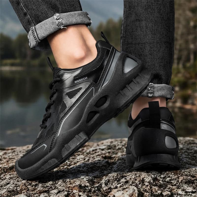 Кроссовки Warrior Low Топ Кроссовки Мужские Черные - изображение 8