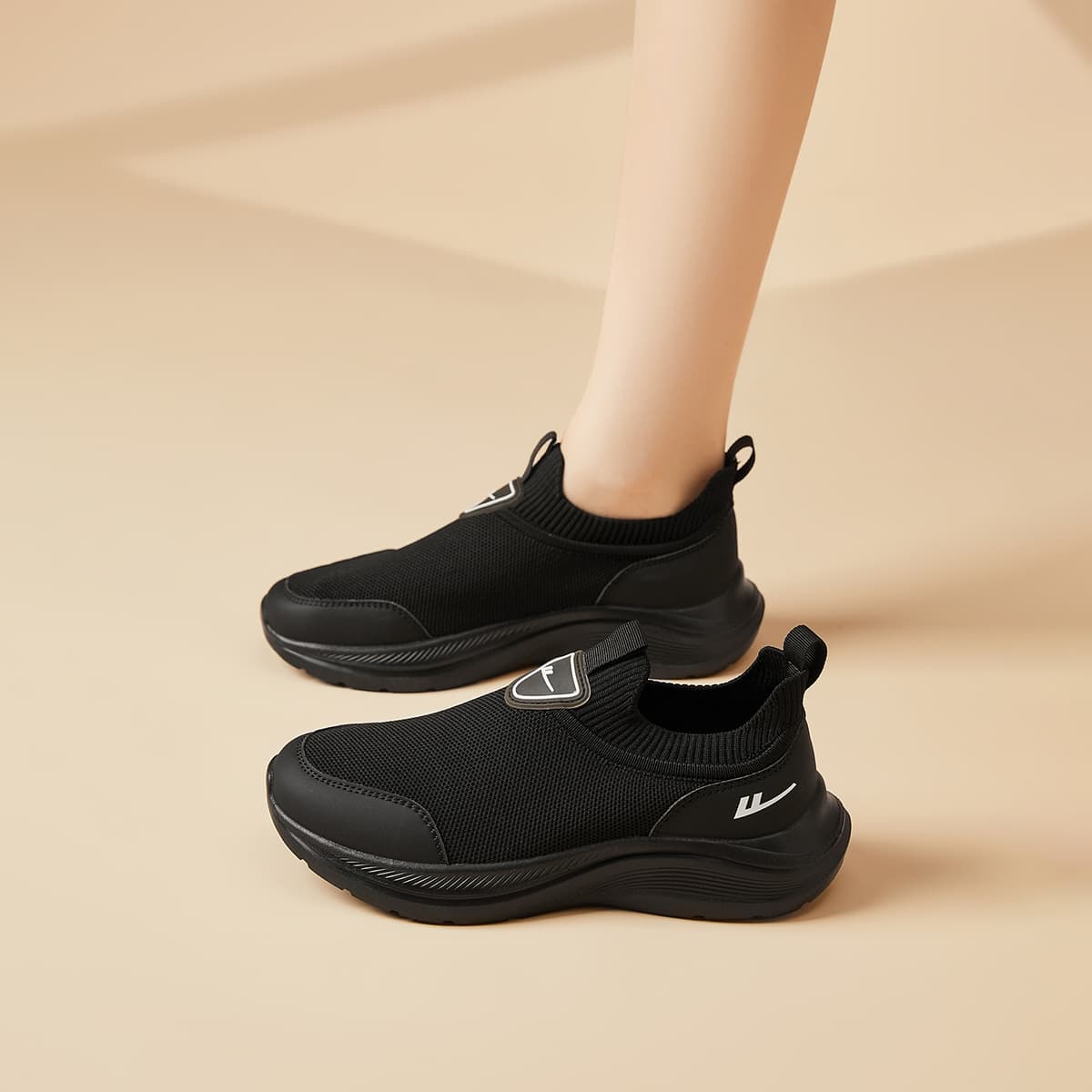 Кроссовки для бега Warrior Low Топ Беговые кроссовки Женские Черные - изображение 5