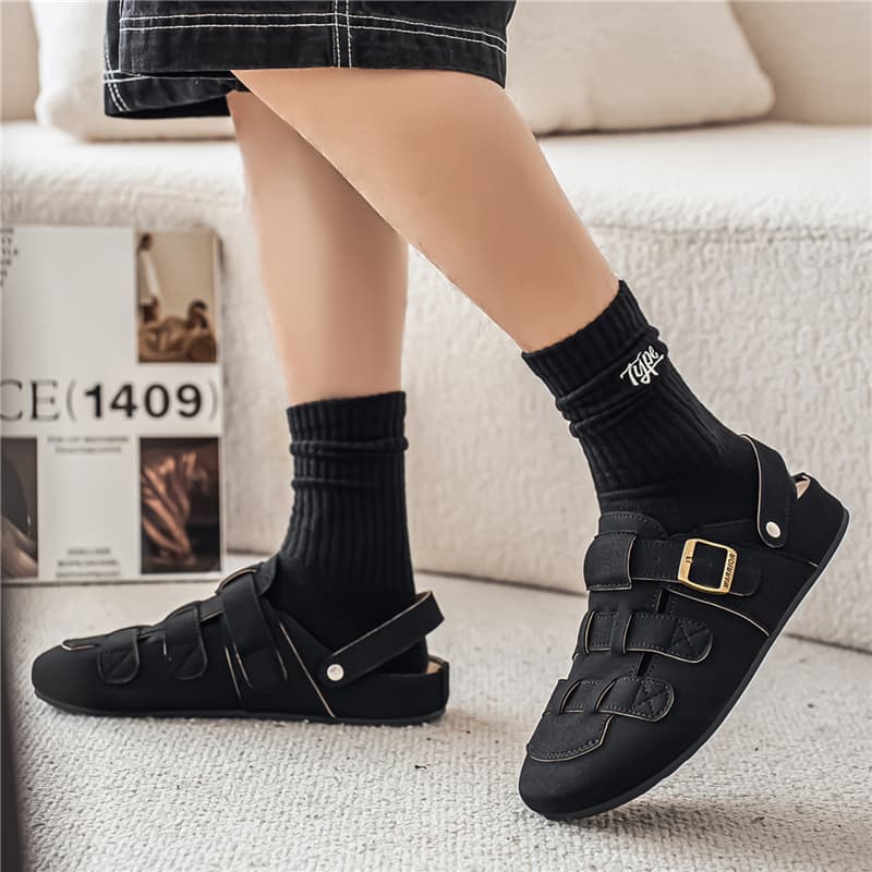 Сандалии Warrior Обувь Birkenstock Мужская Черная - изображение 6