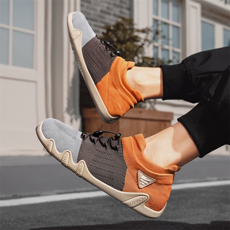 Кроссовки Warrior Slip On Обувь Без Шнуровки Покрытие Устойчивое к Износу Легкая Дышащая Противоскользящая - изображение 8