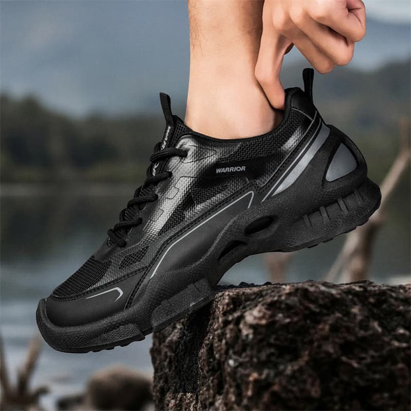 Кроссовки Warrior Low Топ Кроссовки Мужские Черные - изображение 7