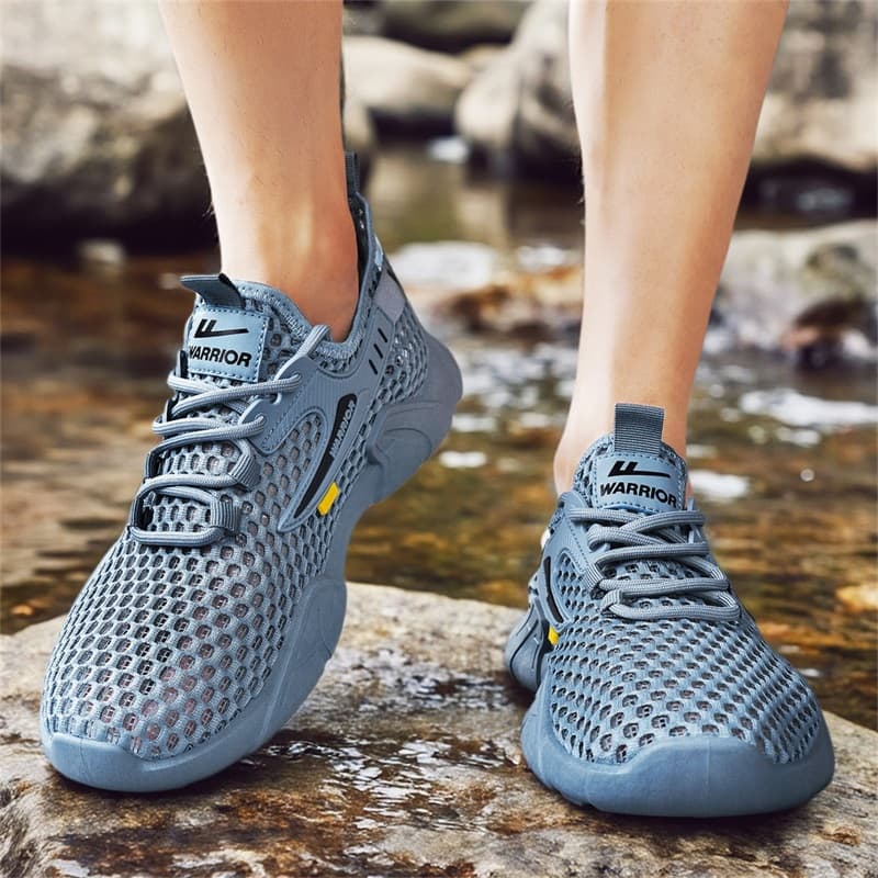 Сандалии Warrior Balance Легкая Дышащая и Быстросохнущая Обувь для Горного Пешихода Мужская Туманно-Синий - изображение 8