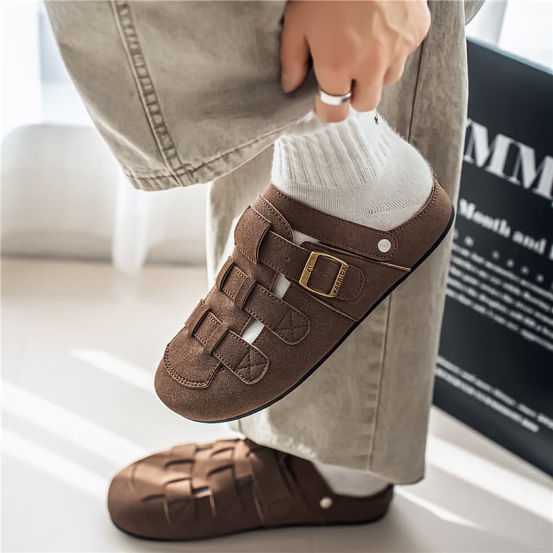 Сандалии Warrior Обувь Birkenstock Мужская Коричневая - изображение 6