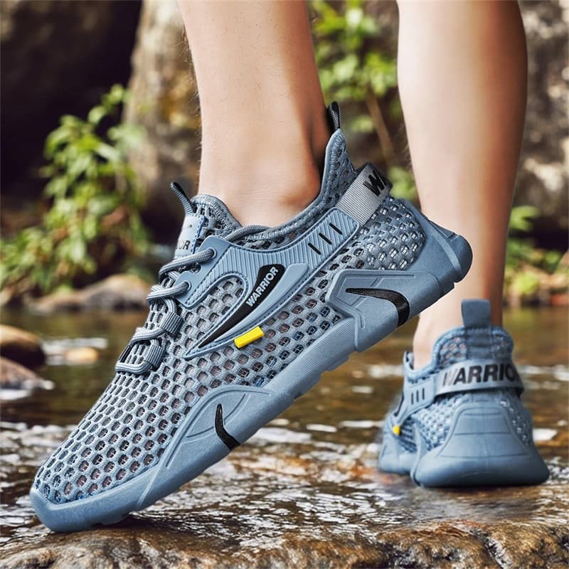 Сандалии Warrior Balance Легкая Дышащая и Быстросохнущая Обувь для Горного Пешихода Мужская Туманно-Синий - изображение 6