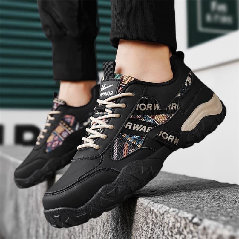 Кроссовки Warrior Low Топ Кроссовки Мужские Хаки Черный - изображение 5