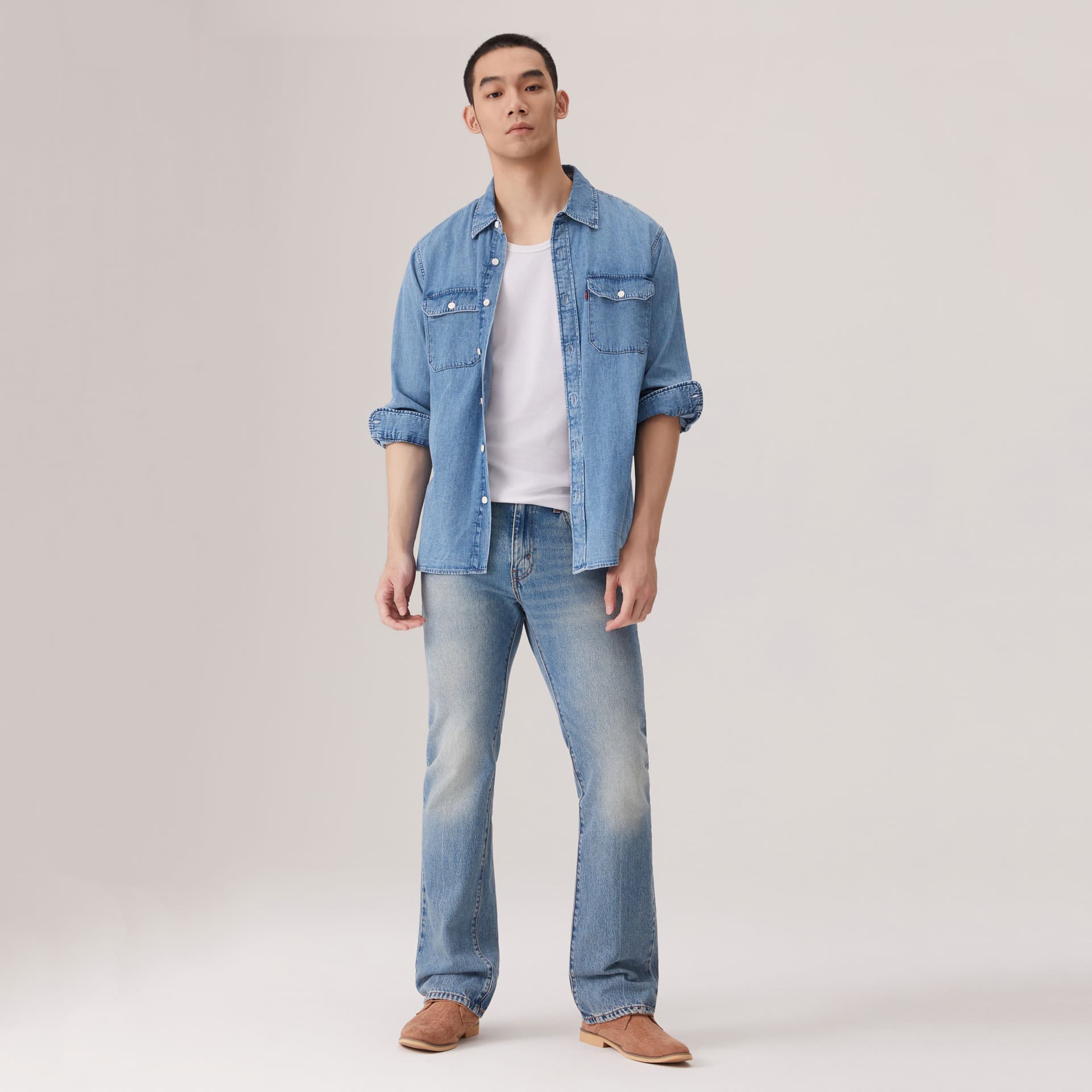 Штаны Levi's 517 Ice Blue — фото 3