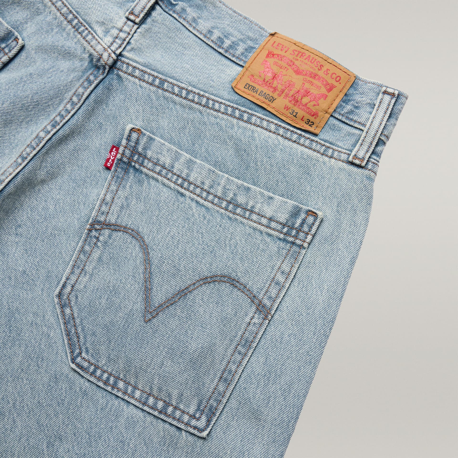 Штаны Levi's BAGGY — фото 8