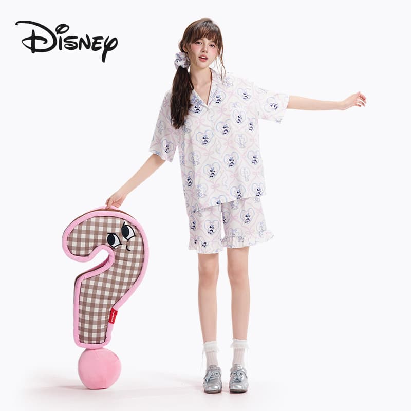 Пижама Disney Minnie Series Минни Daisy Девичий Бант Набор волшебных цветов Женские Пижамные комплекты - изображение 1