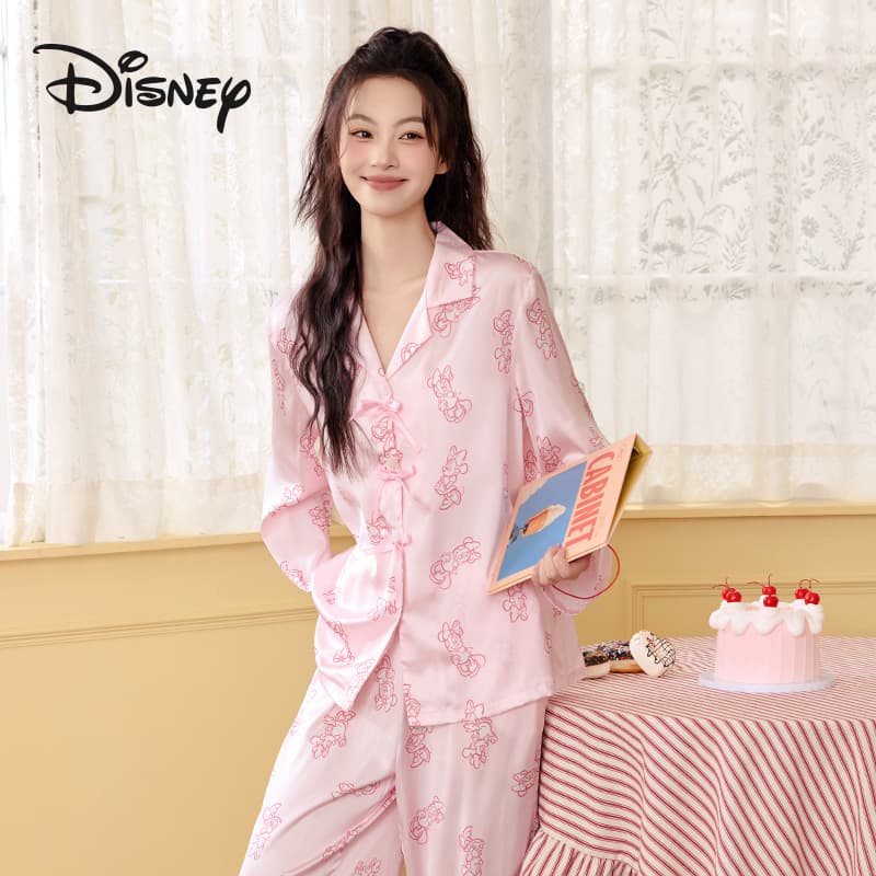 Пижама Disney Розовый Женский Пижамный Комплект - изображение 2