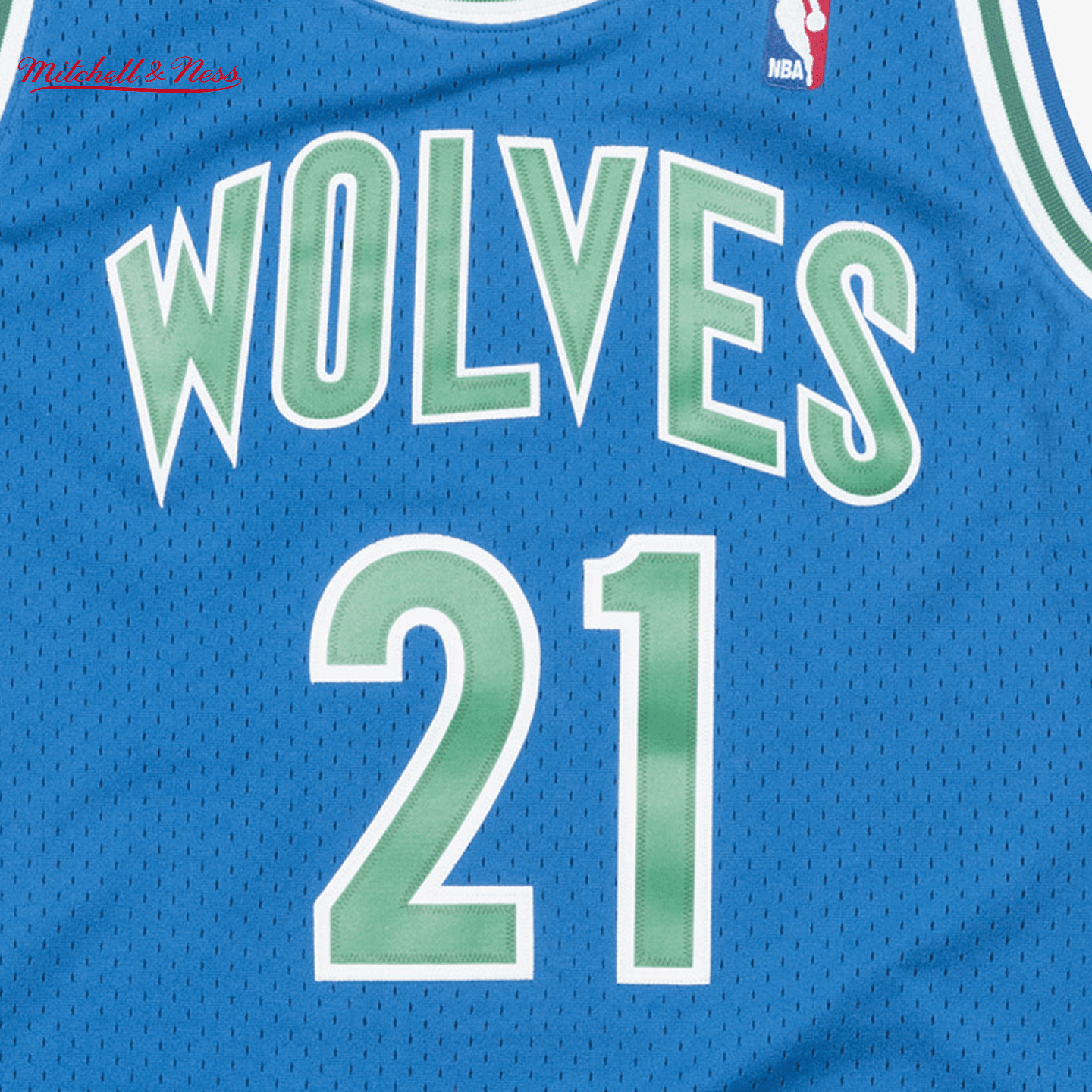 Баскетбольная майка Mitchell & Ness Kevin Garnett 1995-96 Blue Jersey - изображение 3