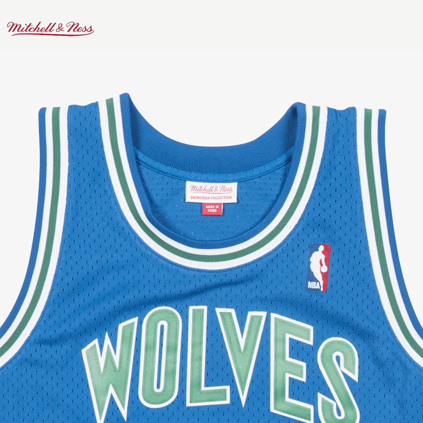 Баскетбольная майка Mitchell & Ness Kevin Garnett 1995-96 Blue Jersey - изображение 4
