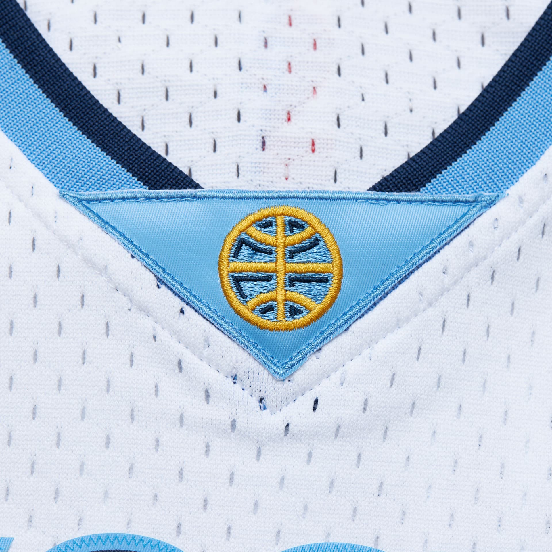 Баскетбольная майка Mitchell Ness X NBA Denver Nuggets Баскетбольная Джерси Мужская Белая - изображение 3