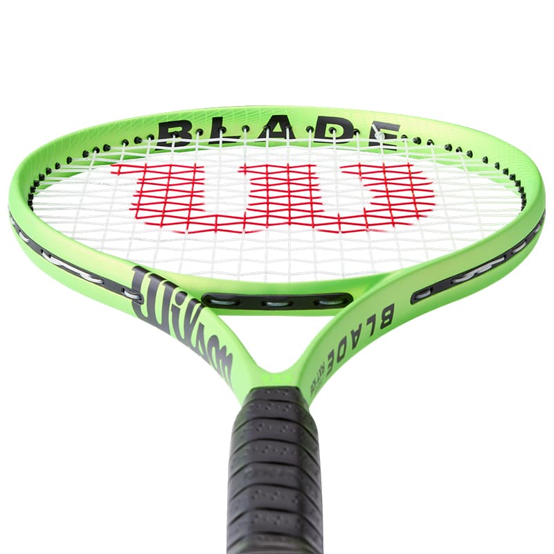 Wilson С лезвием Feel 105 RXT 313 г Ракетка Вес 105 Квадратный Дюймовый Голова Размер Зеленый Унисекс Теннисные Ракетки - изображение 5
