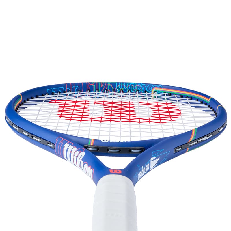 WILSON 300g Racket Вес 105 Квадратная форма Дюймы Голова Размер Синий Унисекс Теннисные ракетки - изображение 5